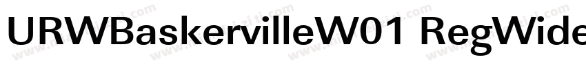 URWBaskervilleW01 RegWide字体转换